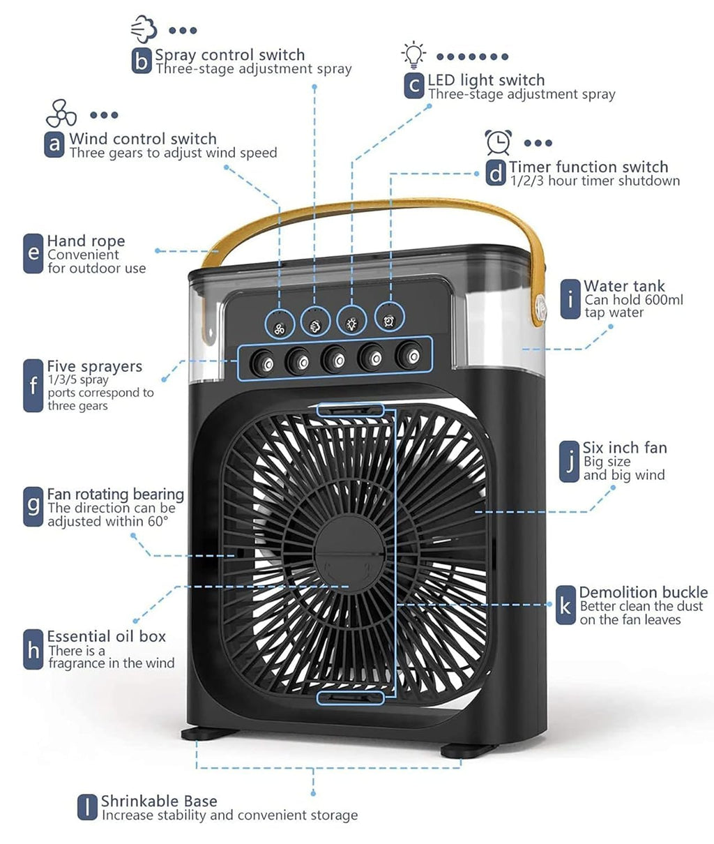 Portable AC Mini Cooler Fan❄️❄️